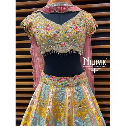 Yellow Silk Lehenga