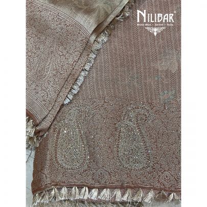 Copper Silk Unstitched Suit