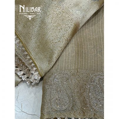 Yellow Silk Unstitched Suit