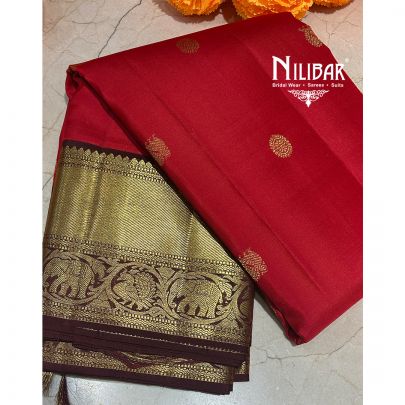 Red Silk Saree
