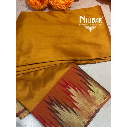 Mustard Silk Saree