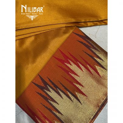 Mustard Silk Saree