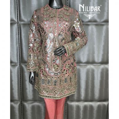 Pink Organza Suit