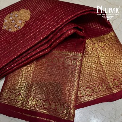 Red Pure Silk Saree