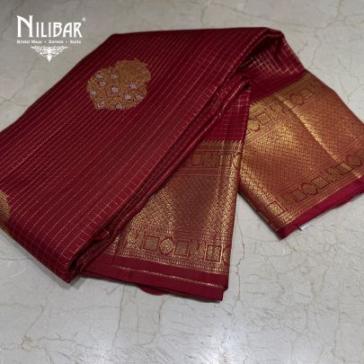 Red Pure Silk Saree