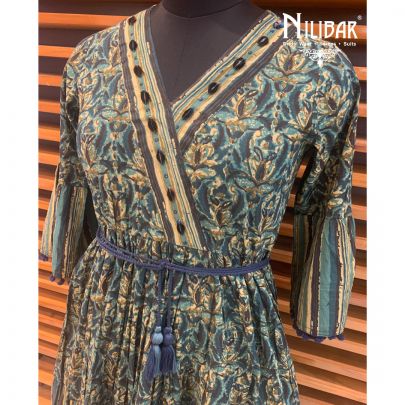 Multi Color Printed Cotton Kurti