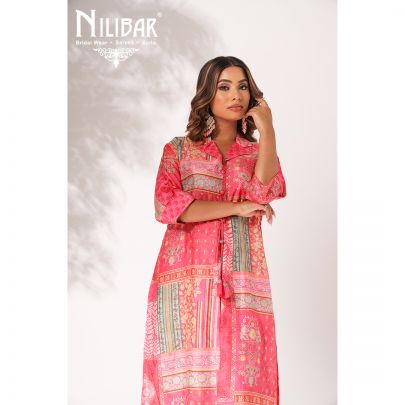 Pink Crepe Co-ord Set