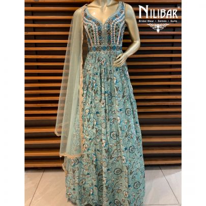 Ivy Vine Rayon Anarkali