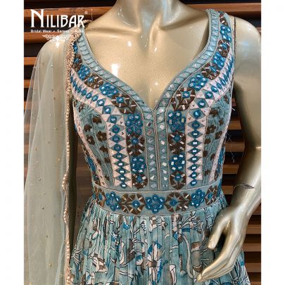 Ivy Vine Rayon Anarkali