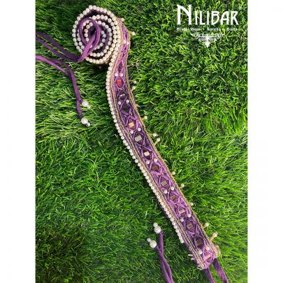 Purple Silk Belt