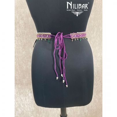 Purple Silk Belt
