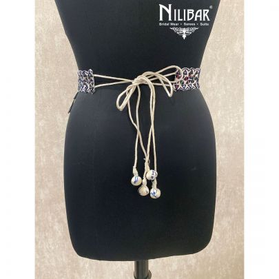 White Silk Belt