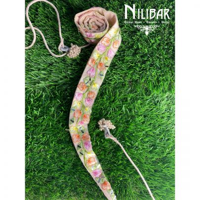 Light peach Net Belt