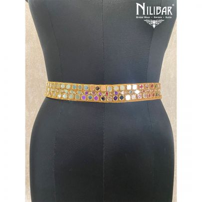 Light brown Net Belt