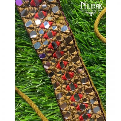 Mehandi Green Silk Belt
