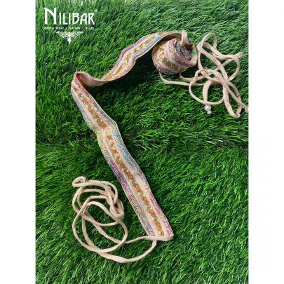 Light Peach Silk Belt