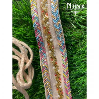 Light Peach Silk Belt