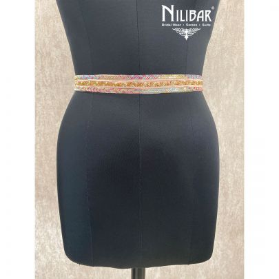 Light Peach Silk Belt