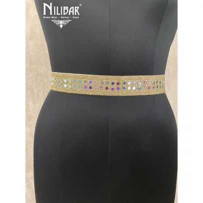 Seagreen Silk Belt