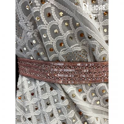 Baby Pink Net Belt