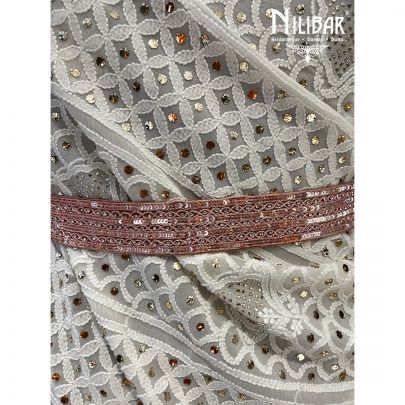 Baby Pink Net Belt