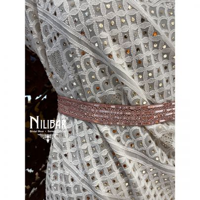 Baby Pink Net Belt
