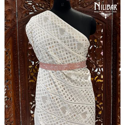 Baby Pink Net Belt