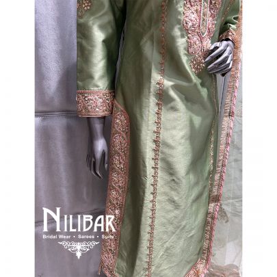 Light Green Silk Salwar Suit