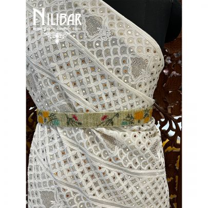 Pista Green Silk Belt