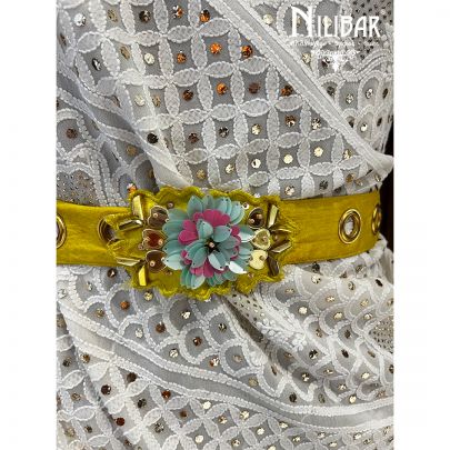 Yellow Silk Belt