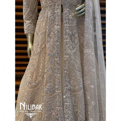 Ivory Net Lehenga