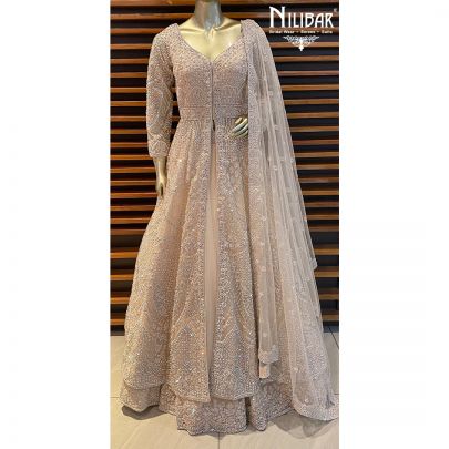 Ivory Net Lehenga