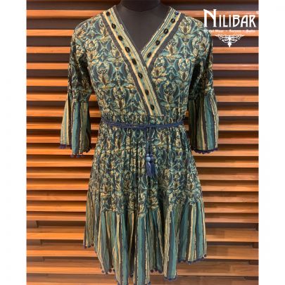 Multi Color Printed Cotton Kurti