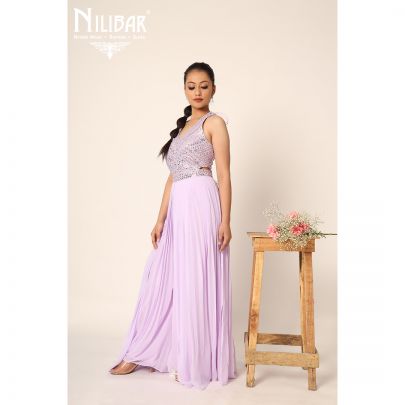 Lilac Georgette Jumpsuit
