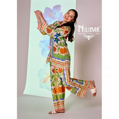 Multicolor Crepe Printed Co-ord Set