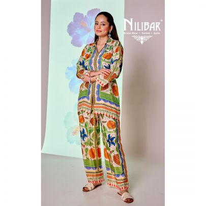 Multicolor Crepe Printed Co-ord Set