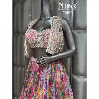 Chinnon Printed Multi Lehenga