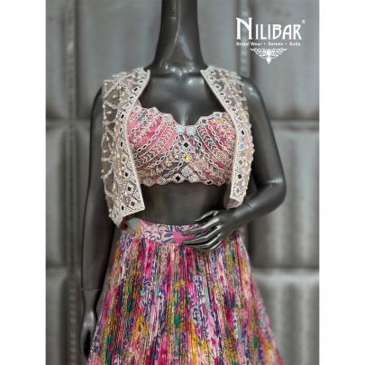 Chinnon Printed Multi Lehenga