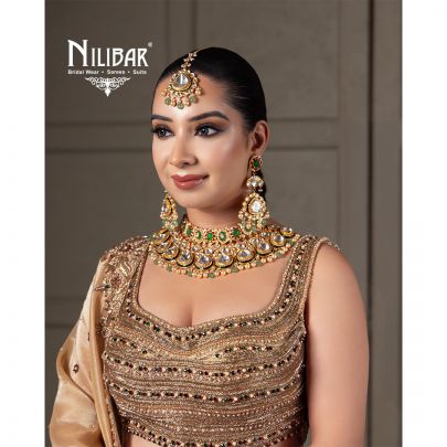 Light Beige Silk Lehenga
