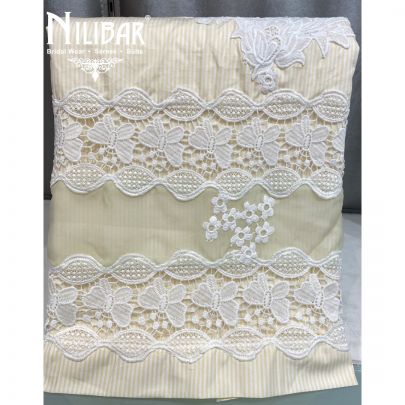 Pastel Yellow Pakistani Unstitched Suit