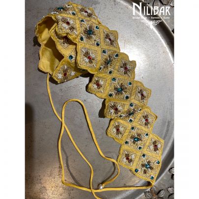 Lemon Yellow Silk Belt
