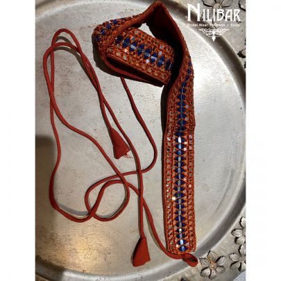 Rust Silk Belt