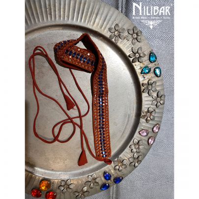 Rust Silk Belt