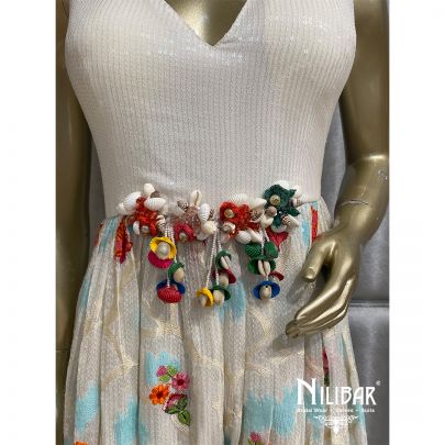 Daisy White Georgette Jumpsuit