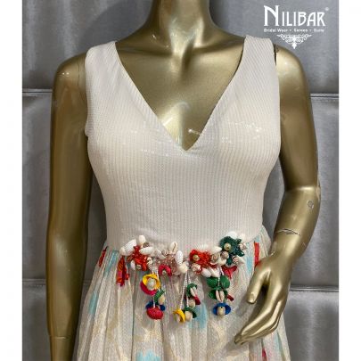 Daisy White Georgette Jumpsuit
