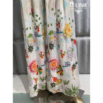 Daisy White Georgette Jumpsuit