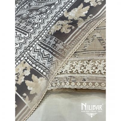 Off White Kota Cotton Unstitched Suit