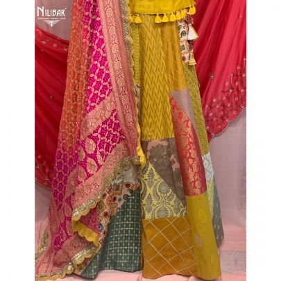 Mustard Silk Lehenga