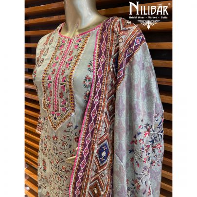 Green Crepe Silk Garara Suit