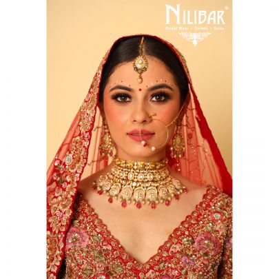 Red Silk Bridal Lehenga
